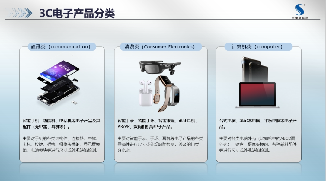 面向3C电子产品零部件的多场景检测方案_samsuncn.com